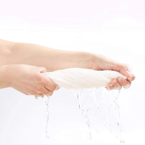 1 Pure White Baby Hooded Towel - Muslin Baby Bath Towel