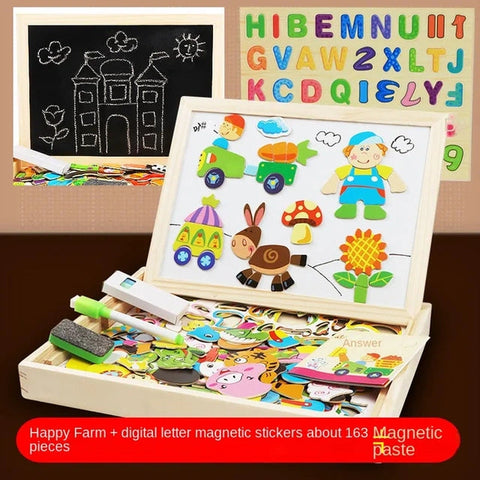Multifunctional Creative Magnetic Puzzle - Early Education & Parent-Child Interaction