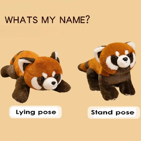Lifelike Cute Red Panda Stuffed Animal Plushies