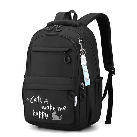 Large Capacity Lightweight Nylon School Backpack – Waterproof and Breathable