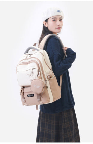 Waterproof School Backpack for Girls with Purse – Stylish & Practical Kids School Bag