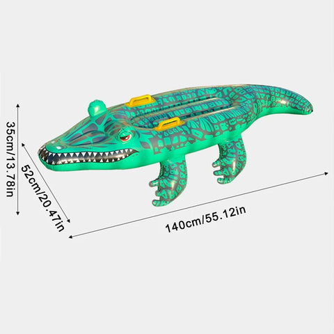 Crocodile Pool Float for Kids – Ultimate Summer Fun Ride-on