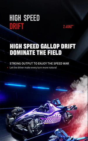 Gesture Sensing Stunt RC Car with 360° Drifting & Realistic Effects
