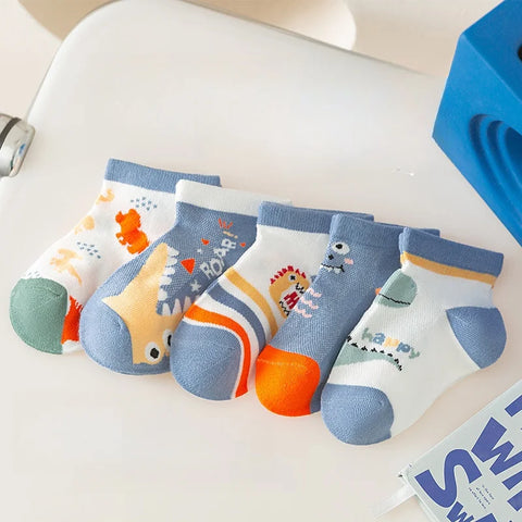 Children's Cotton Cartoon Socks for Boys and Girls
