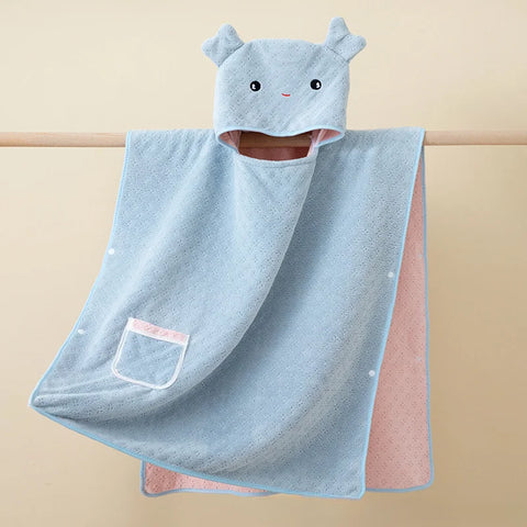 Cartoon Kids Towel -Soft Coral Fleece Towel