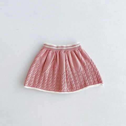 Girls Autumn Sweater Clothing - Baby Knitted Pullover Tops and Skirt Dress