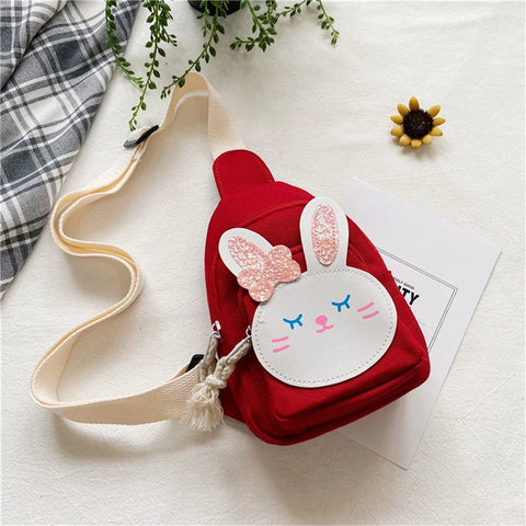 Cute Little Rabbit Children's Crossbody Bag