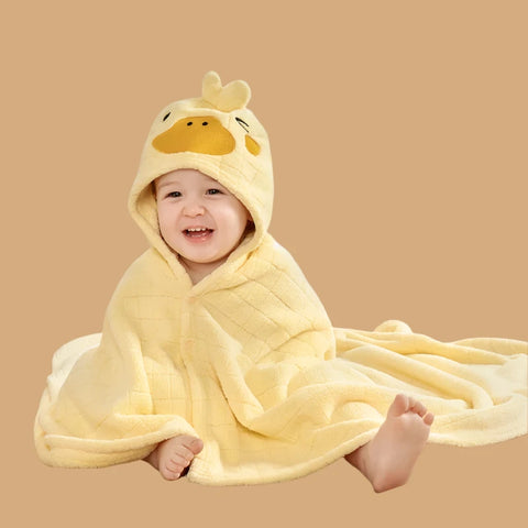 Cute Animal Baby Bath Towel with Hood - Baby Beach Towels