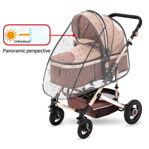 Universal Stroller Rain Cover – Waterproof, Windproof Protection for Your Baby