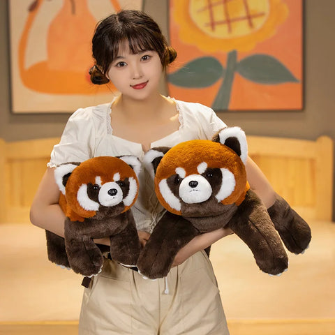 Lifelike Cute Red Panda Stuffed Animal Plushies