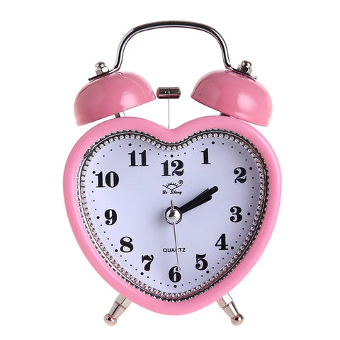 Heart-shaped Creative Alarm Clock with Night Light - Perfect Personalized Gift