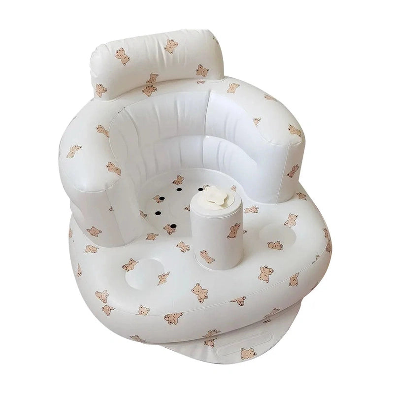 Inflatable Baby Sofa Seat with Safety Support - Designed for your Baby's Safety! Teeny Pandas