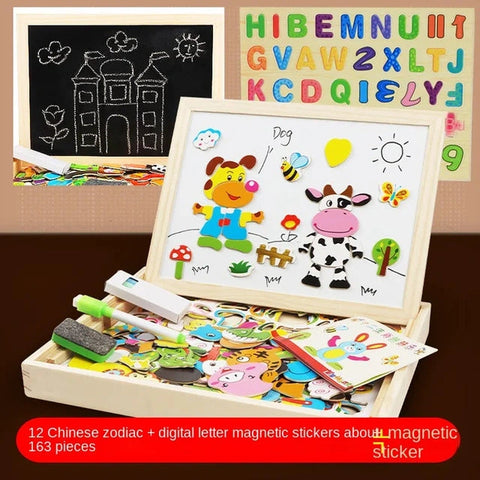 Multifunctional Creative Magnetic Puzzle - Early Education & Parent-Child Interaction