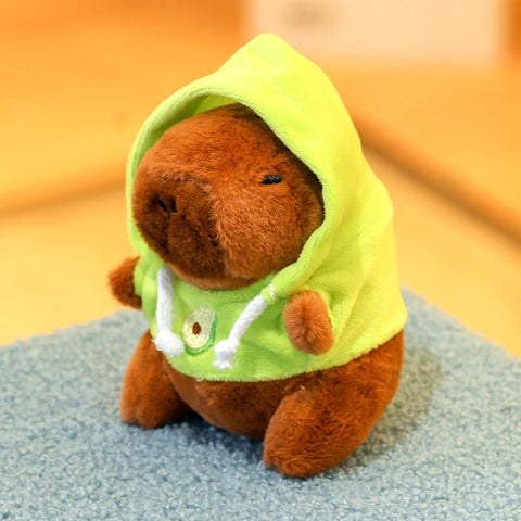 Cute Capybara Fruit Hoodie Keychain - Cute and Stylish! Teeny Pandas