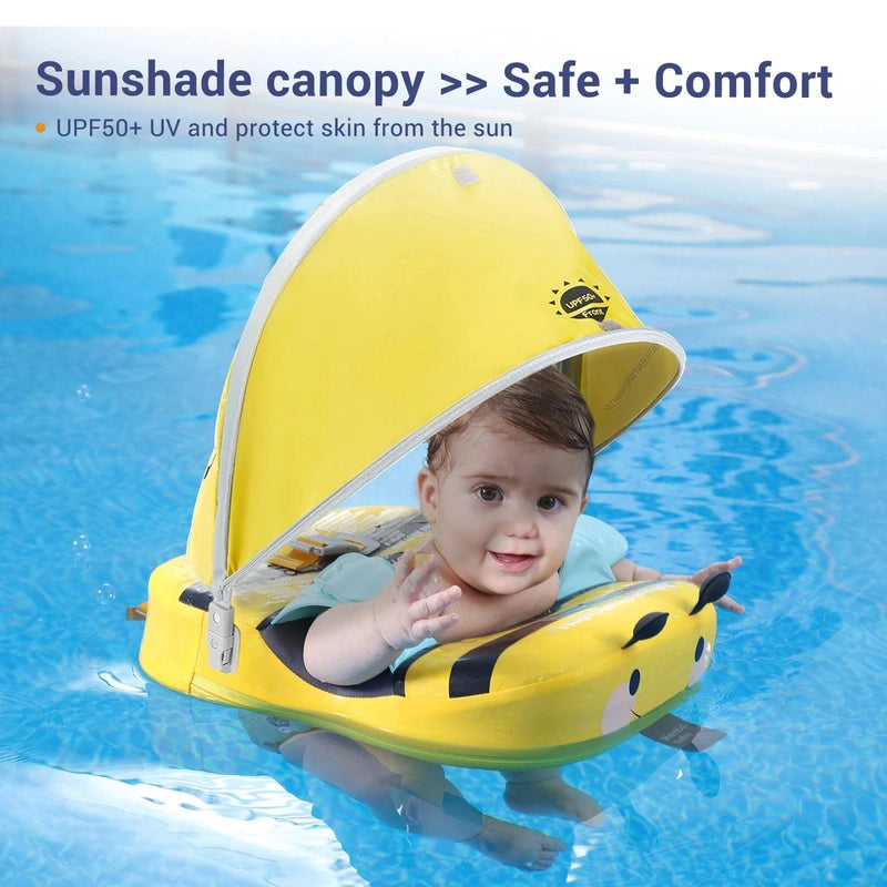 Baby Safe Swim Float - Leak Proof Chest Float! Teeny Pandas
