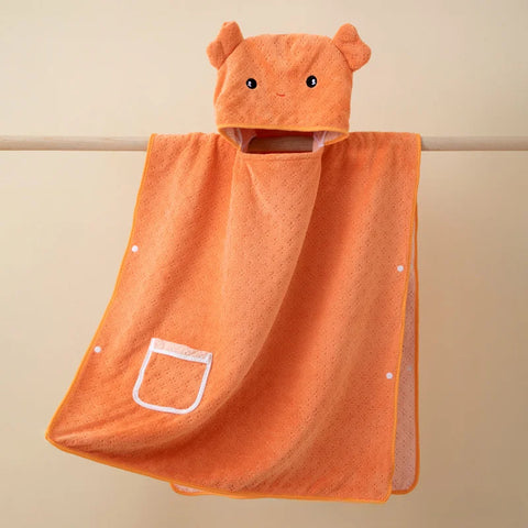 Cartoon Kids Towel -Soft Coral Fleece Towel