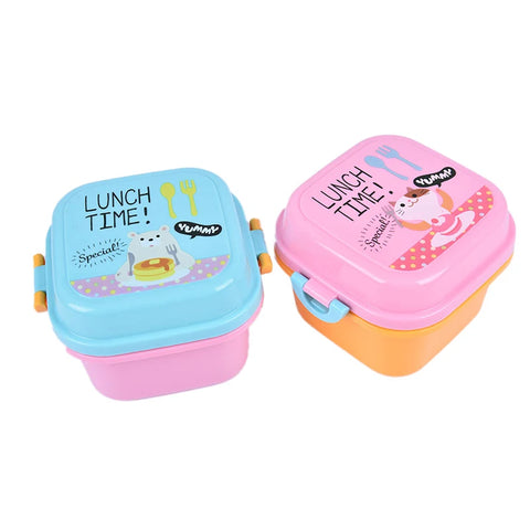 Adorable Cartoon Kids Lunch Box – Safe, Durable & Easy to Use Teeny Pandas