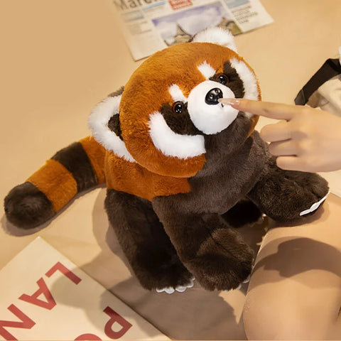 Lifelike Cute Red Panda Stuffed Animal Plushies