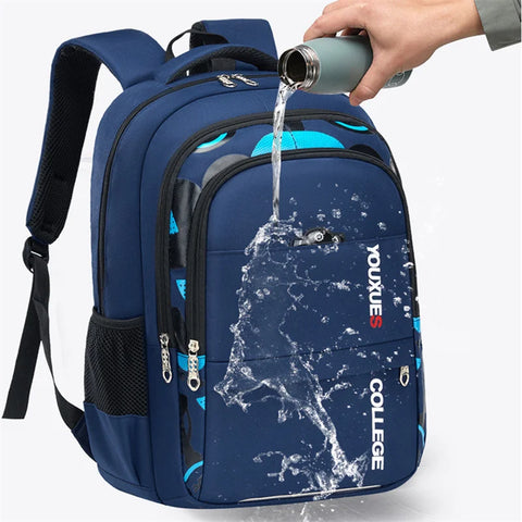 Waterproof School Backpack for Boys - Durable for Travel & Everyday Use