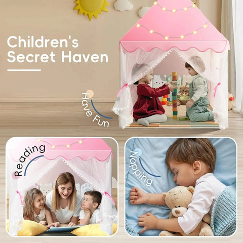 Imagination Playhouse Tent for Kids – Portable Foldable Fun Teeny Pandas