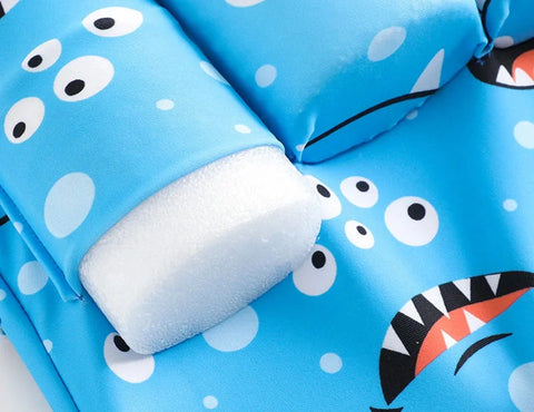 Boys Blue Monster Floating Swimsuit