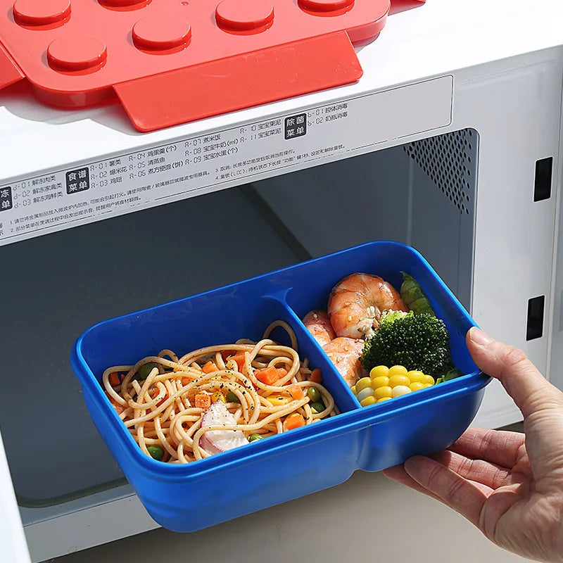 Stackable Bento Kids Lunch Box - Perfect for Kids on the Go! Teeny Pandas