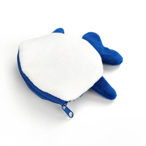 Multicolor Cute Plush Whale Fish Coin Purse for Kids