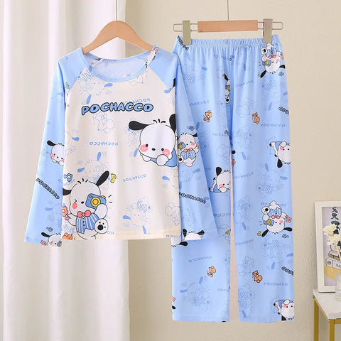 Kawaii Children Pajama Set – Soft & Comfortable Anime Print Sleepwear