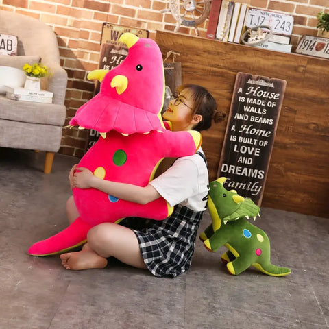 Creative Big Plush Soft Triceratops Stegosaurus Dinosaur Plush Toy