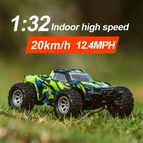 Rugged Kids RC Monster Truck 1/32- Brushless High-Speed Adventure! Teeny Pandas