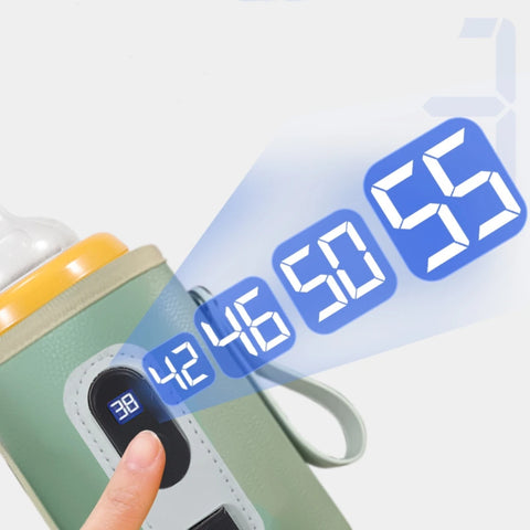 USB Baby Bottle Thermal Bag – Universal Digital Display Nursing Bottle Heater