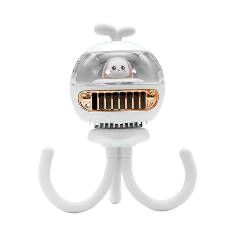 Portable Baby Bunny Stroller Fan - Mosquito Repellant Teeny Pandas