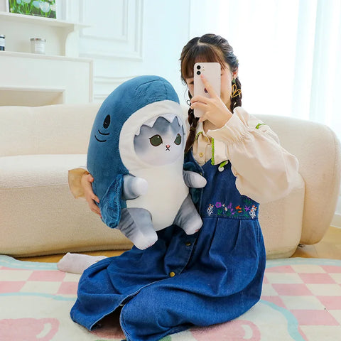Adorable Cat Shark Plushies