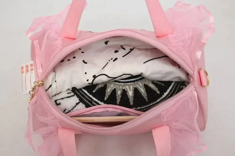 Pink Ballet Dance Bag for Girls – Kids Sports Backpack and Tote for Costume and Shoes