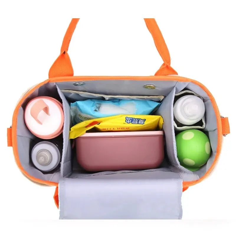 Multifunctional Waterproof Baby Diaper Bag - Large Capacity & Versatile! Teeny Pandas