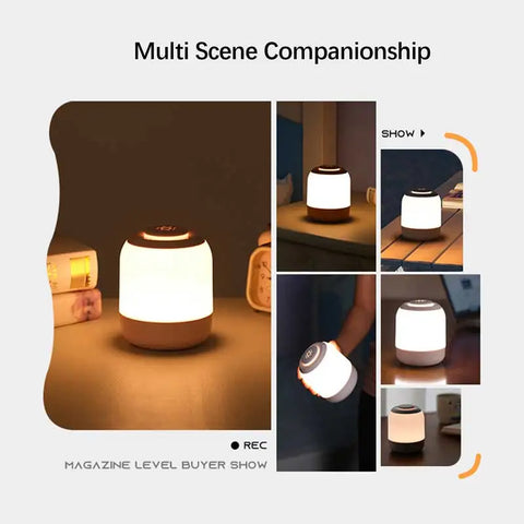 Shine Night Lights with Adjustable Brightness - USB Rechargeable Table Lamp!