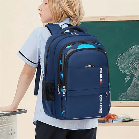 Waterproof School Backpack for Boys - Durable for Travel & Everyday Use