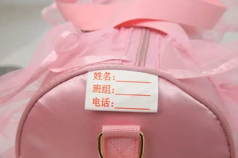 Pink Ballet Dance Bag for Girls – Kids Sports Backpack and Tote for Costume and Shoes