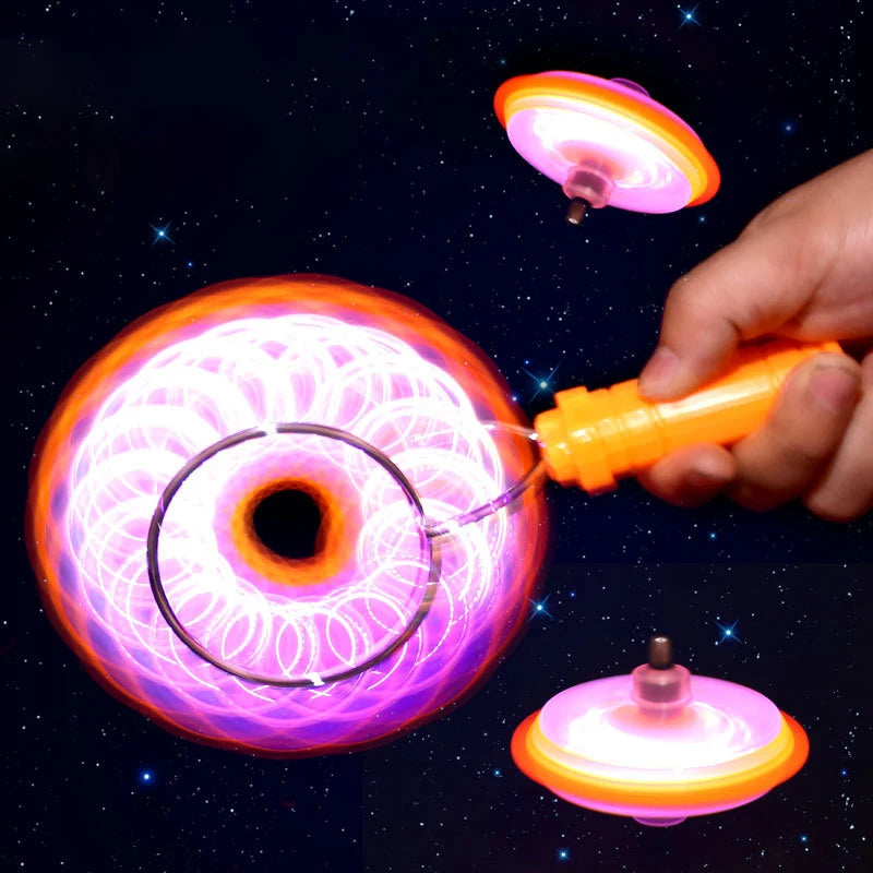 Magnetic LED Gyro Spinner Toy for Kids’ Focus and Fun Teeny Pandas