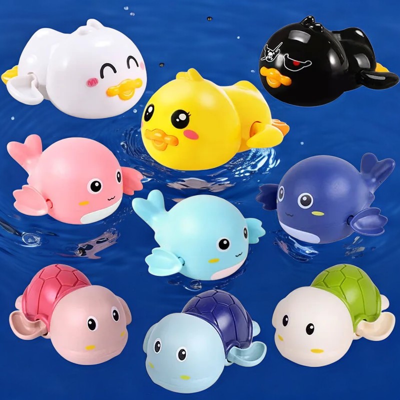 Swimming Sea Animal Bath Toys Teeny Pandas