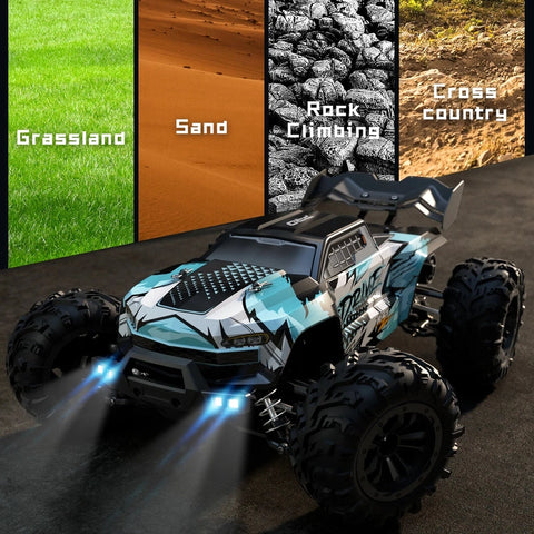 High-Speed Brushless Motor All Terrain RC Car 1/16 - Higher Efficiency for Longer Adventure! Teeny Pandas