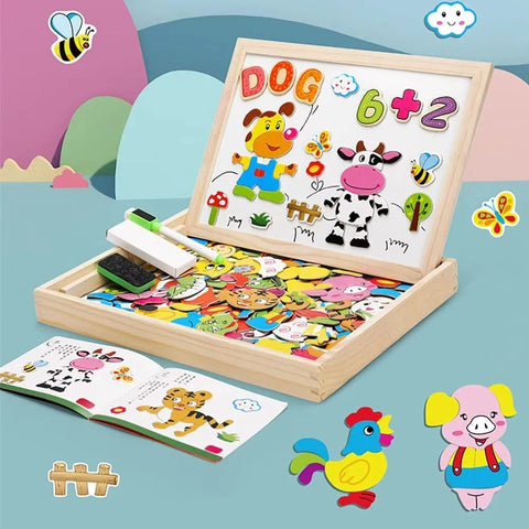 Multifunctional Creative Magnetic Puzzle - Early Education & Parent-Child Interaction