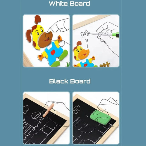 Multifunctional Creative Magnetic Puzzle - Early Education & Parent-Child Interaction