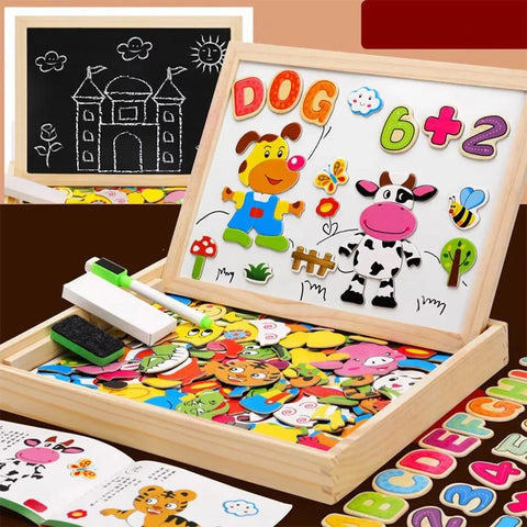 Multifunctional Creative Magnetic Puzzle - Early Education & Parent-Child Interaction