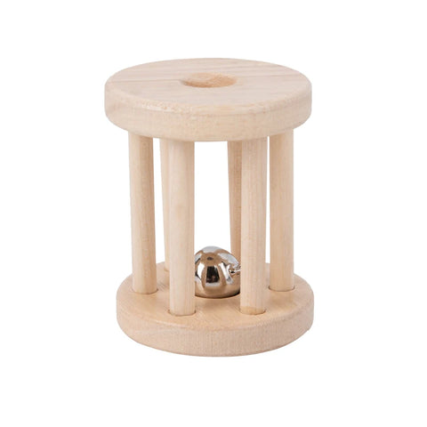 Wooden Musical Rolling Cage Toy – Fun and Educational Play Teeny Pandas