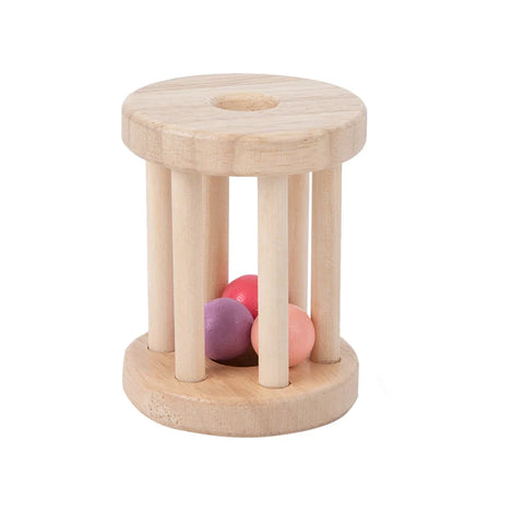 Wooden Musical Rolling Cage Toy – Fun and Educational Play Teeny Pandas