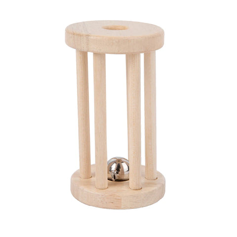 Wooden Musical Rolling Cage Toy – Fun and Educational Play Teeny Pandas