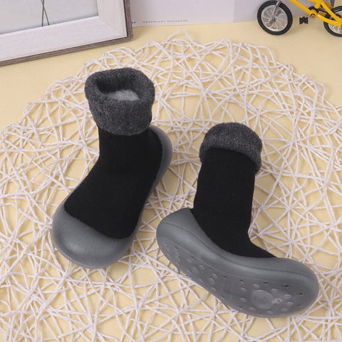 Winter Black Sock Shoes – For Babies & Young Children Teeny Pandas