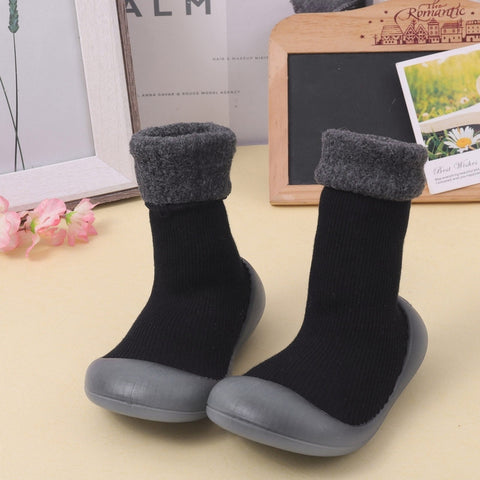 Winter Black Sock Shoes – For Babies & Young Children Teeny Pandas