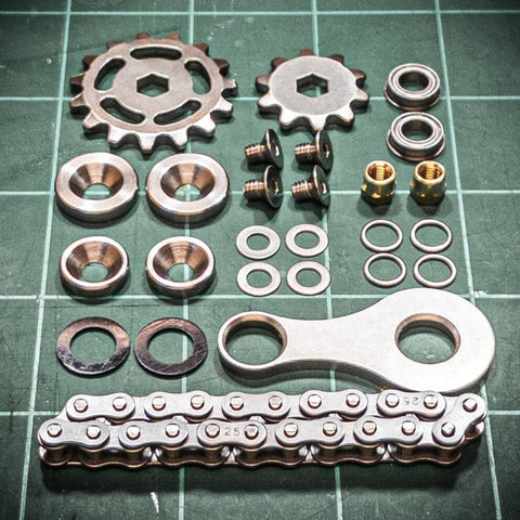 Sprockets Chain Fidget Spinner for Stress Relief and Focus Teeny Pandas